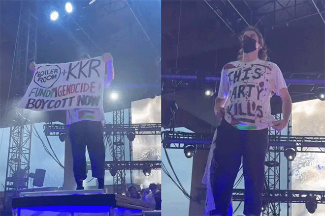 Activist interrupts Boiler Room's NYC event amid growing protests