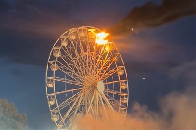 Around 30 injured in Ferris wheel fire at Germany’s Highfield Festival